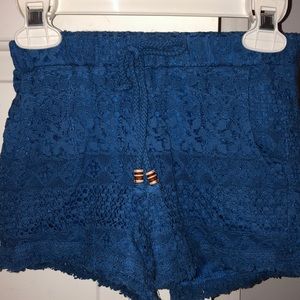 Lace shorts